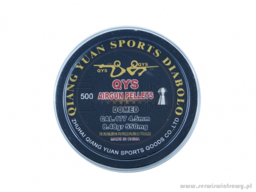 Śrut diabolo QYS Domed 4,50/500 8,48 gr 550 mg