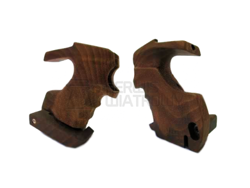 Chwyt / Rękojeść Pistoletu Morini 162EI (spust elektroniczny z dwoma bateriami micro (AAA)) wersja krótka Orzech Rink Formgriffe
