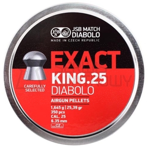 Śrut JSB Exact King 6,35 mm / 350szt.  