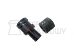 Adapter z maskownicą gwint zewnętrzny 14x1P / wewnętrzny gwint 1/2-28 UNEF Mod.SW
