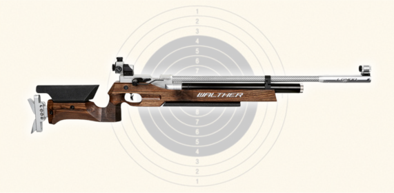 Walther LG400 Holzschaft Freihand